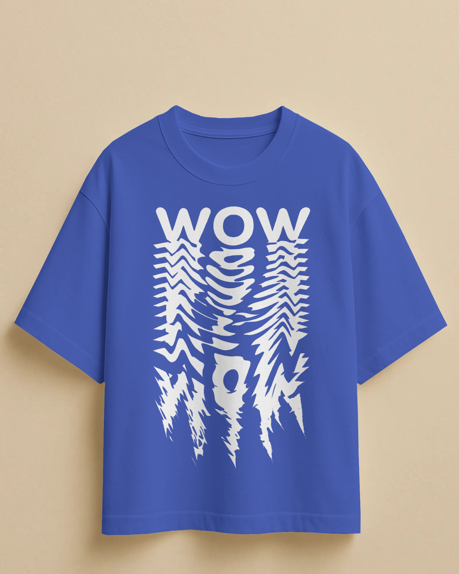 WOW Tshirt (Royal Blue)