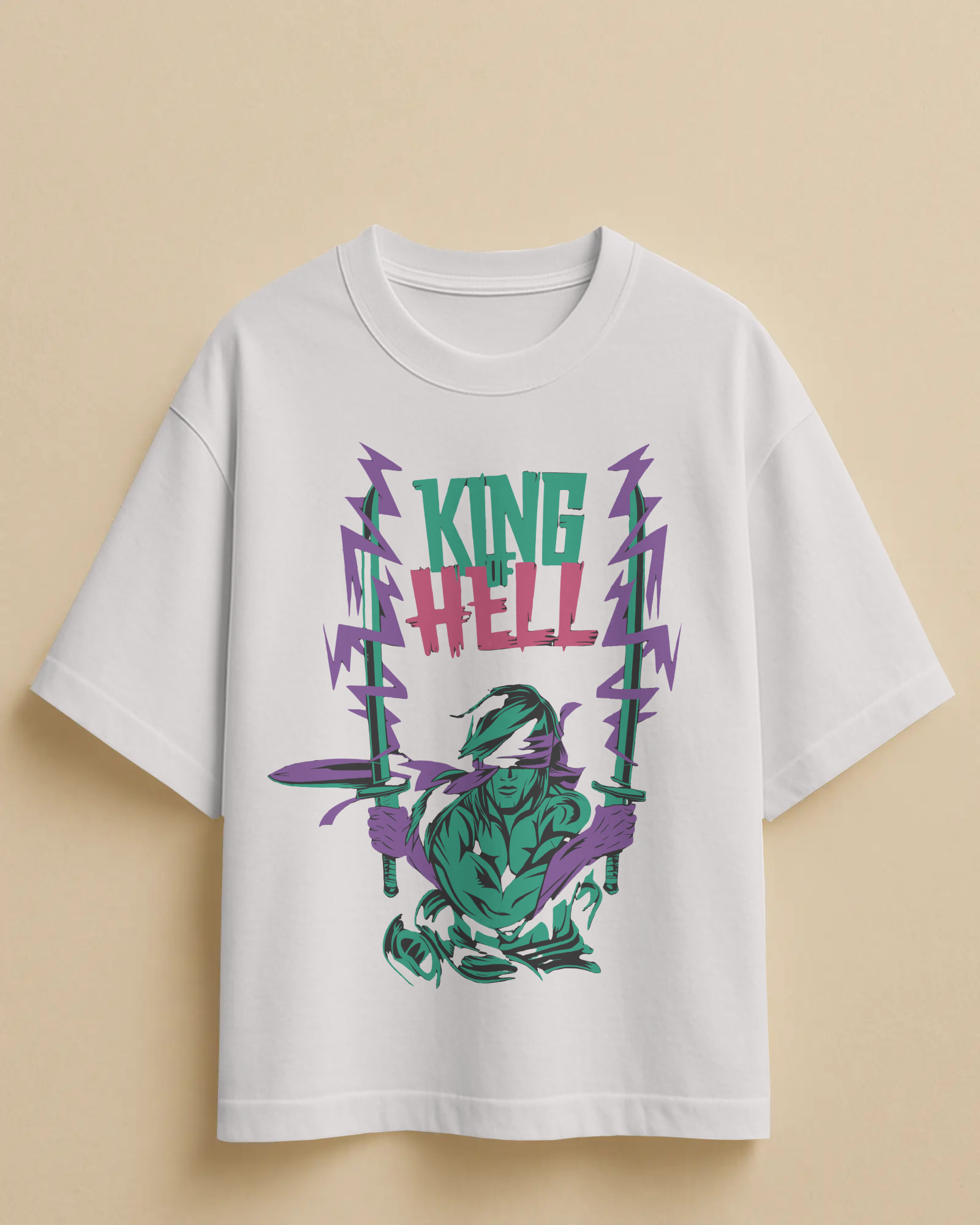 KING OF HELL Tshirt (White)