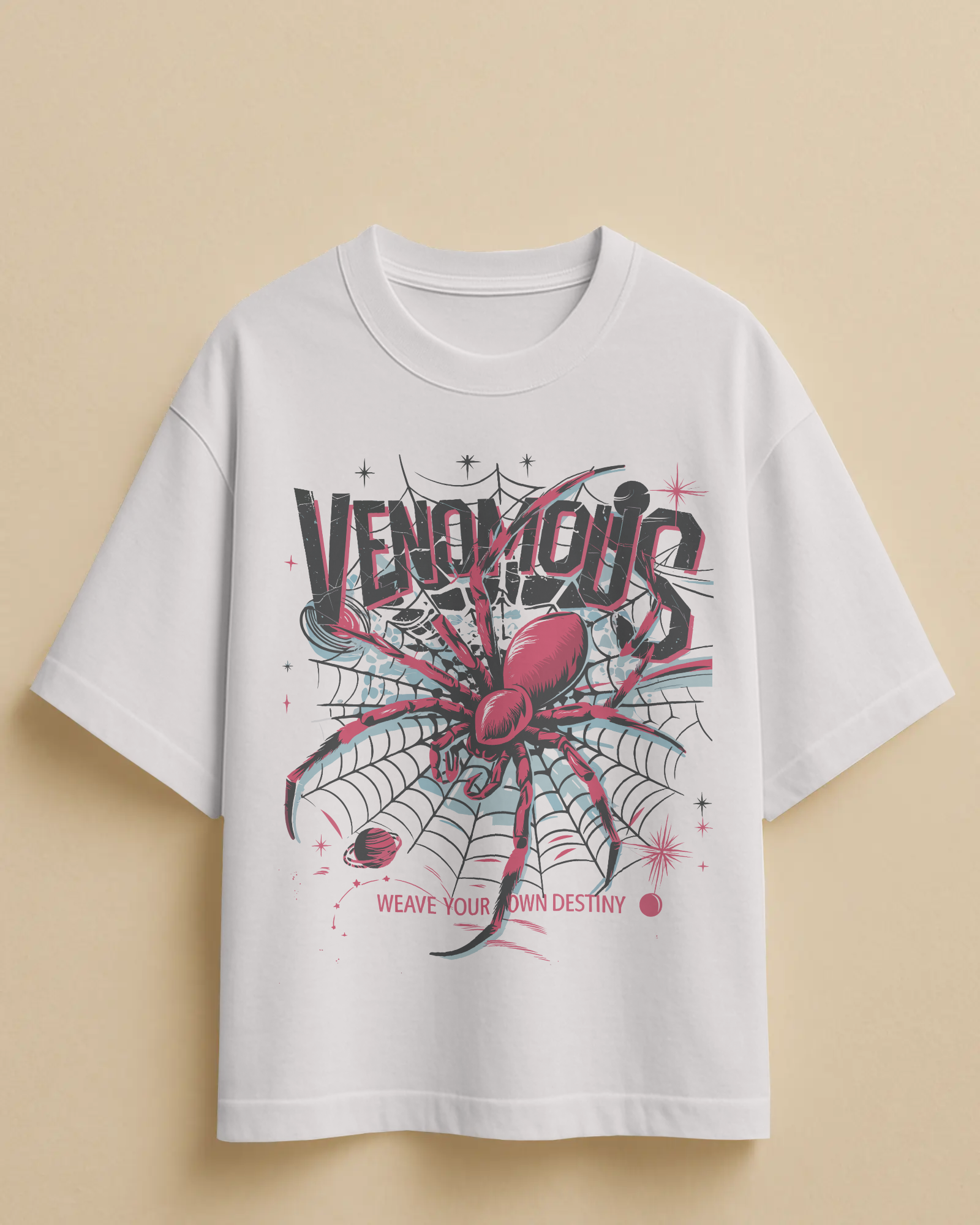 VENOMOUS Oversize Tshirt (White)