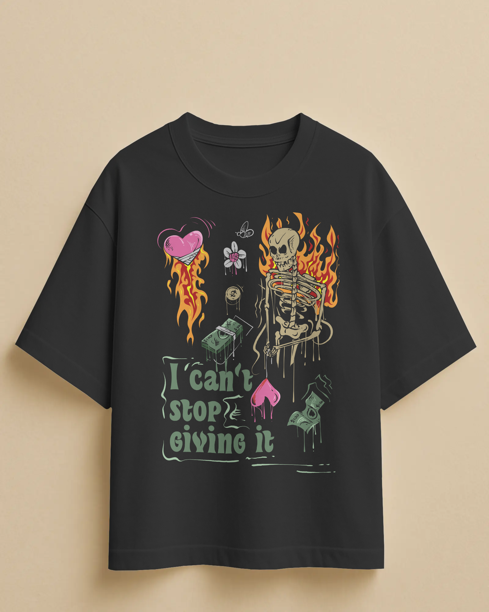 DEADLOVE Oversize Tshirt (Black)