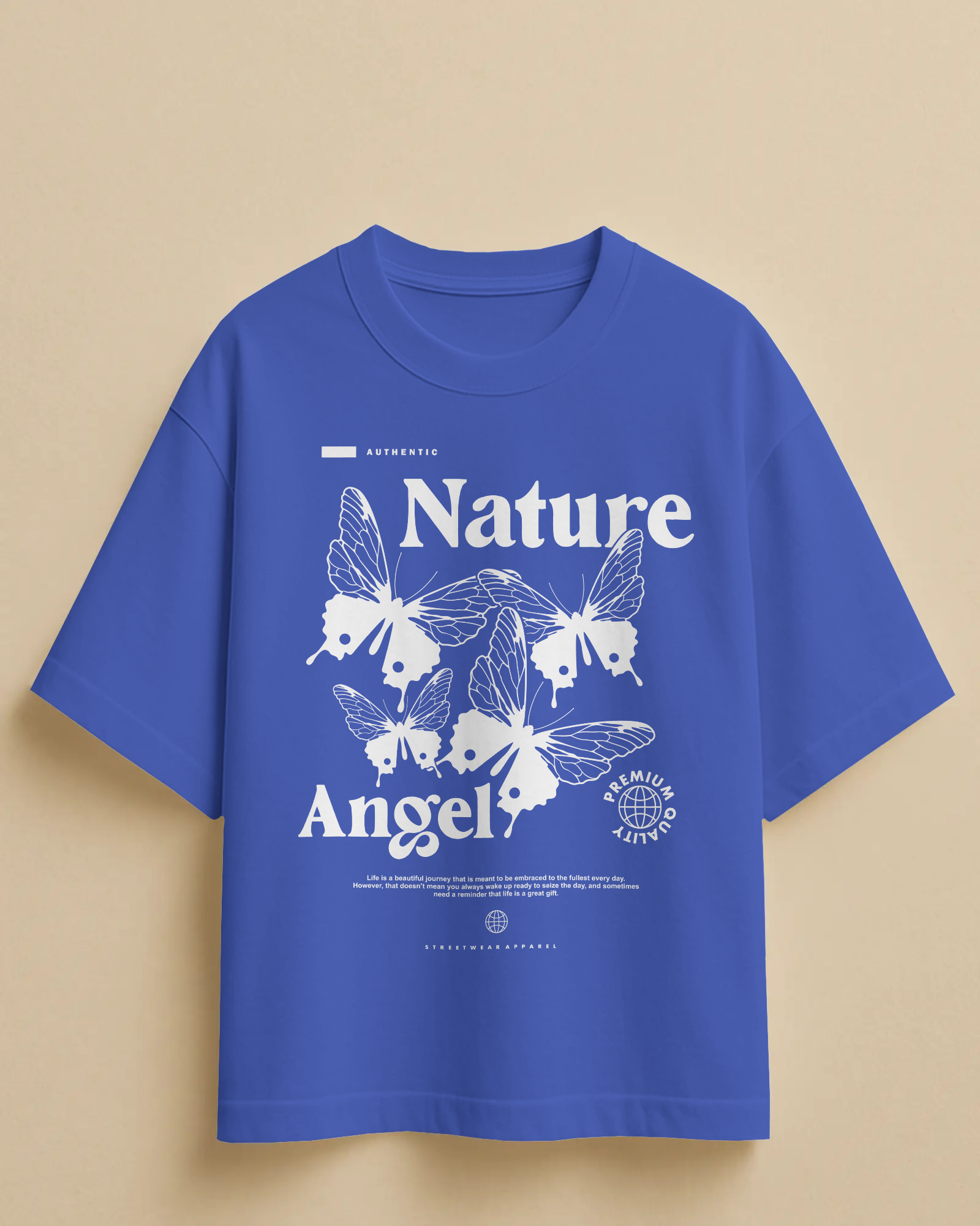 NATURE LOVE Tshirt (Royal Blue)